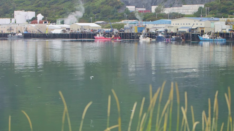 Crab fishing port in Alaska