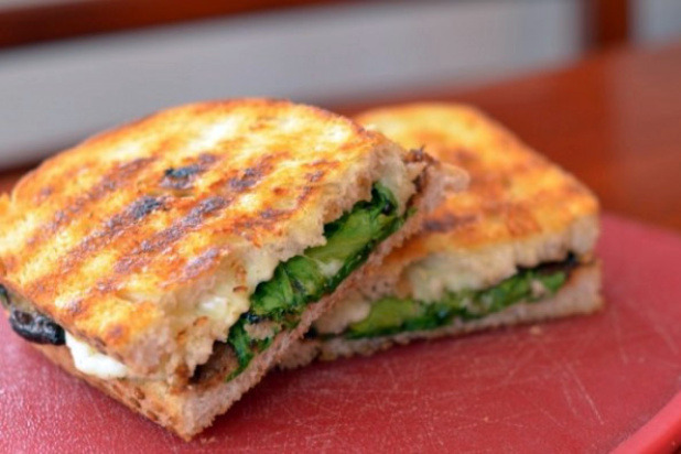 Brie and Fig Grilled Cheese Sandwich