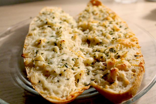 1. Easy Cheesy Garlic Bread