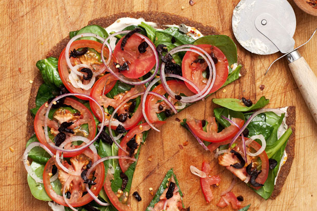 2. Raw Greek Pizza 