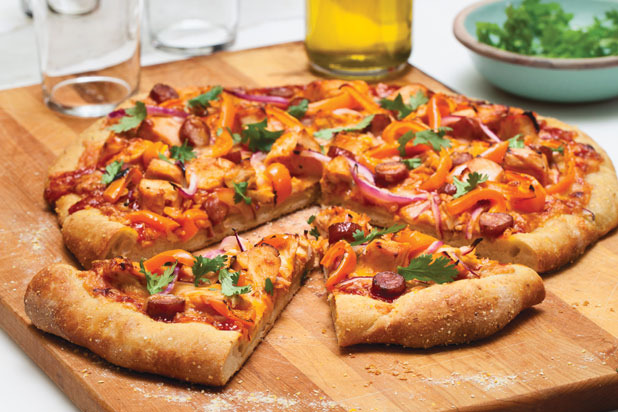 6. BBQ Chicken Pizza 