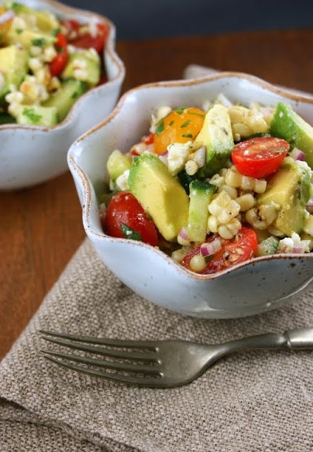 Avocado and Grilled Corn Salad