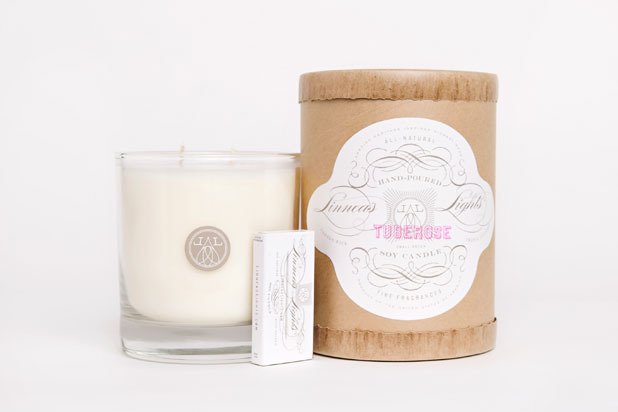 1. Linnea's Lights Tuberose Candle