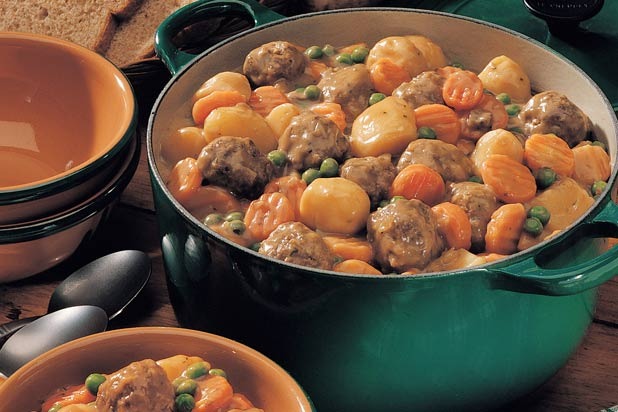 Microwave Meatball Stew Recipe