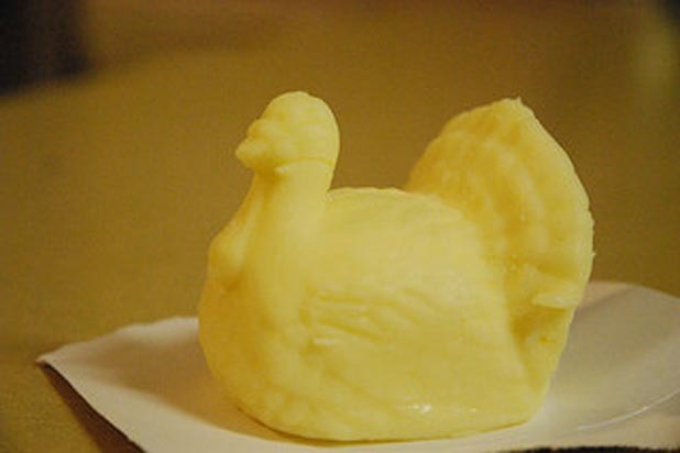 Turkey-Shaped Butter