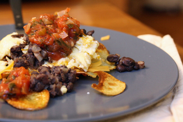 Potato Chip Chilaquiles