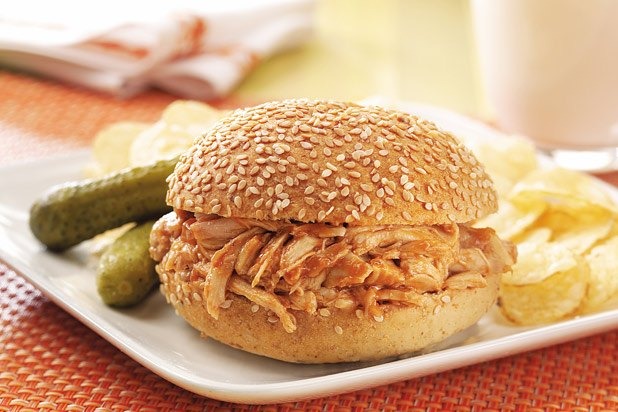 Barbecued Chicken Sandwiches Recipe