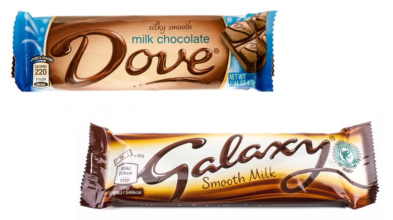 dove and galaxy bar packages