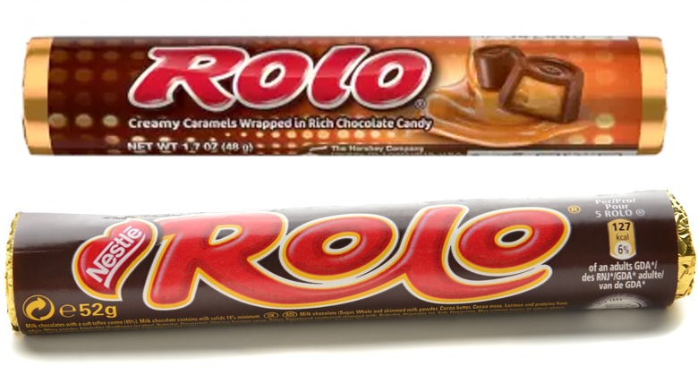 Hershey's Rolo and Nestle's Rolo