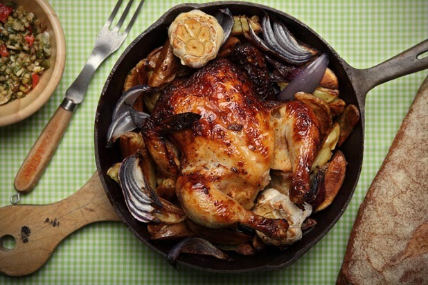 Cast-Iron Skillet Roasted Game Hen Recipe