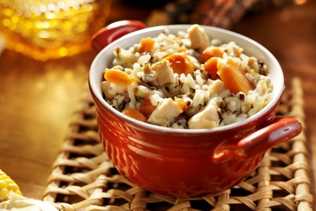 Spanish-Inspired Wild Rice, Chicken, and Chorizo Casserole