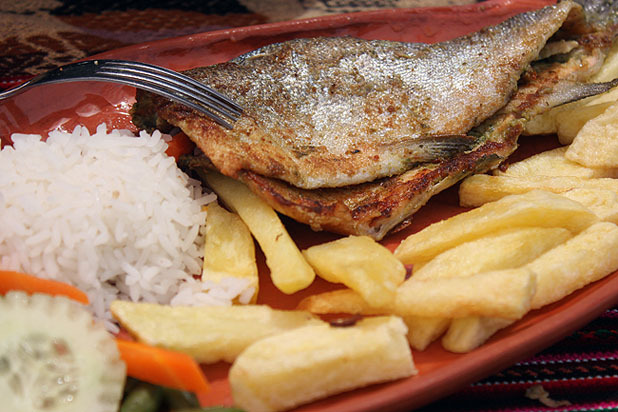 Roasted Whole Trout