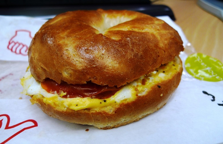 Breakfast Sandwiches Are Made with an "Egg Blend"