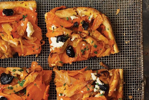 Moroccan Carrot and Roast Chicken Tart Recipe