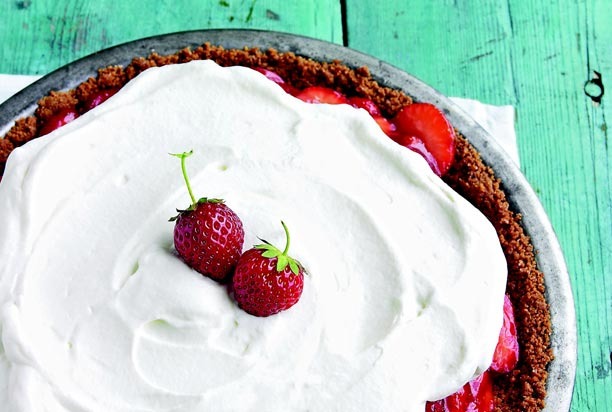 Strawberry Icebox Pie