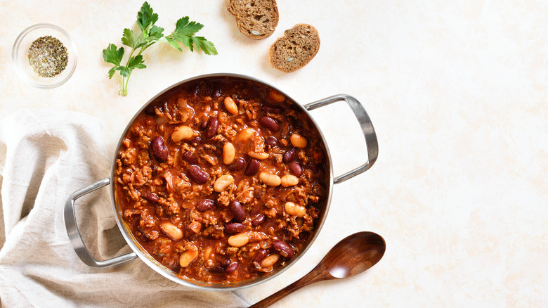 Cowboy beans in a bowl