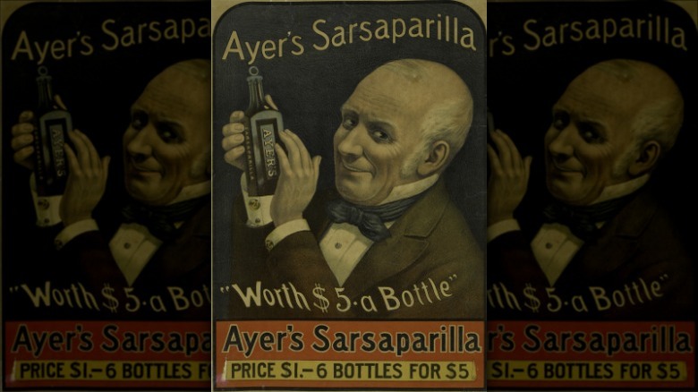 Old school poster for sarsaparilla