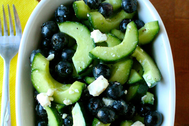 Blueberry and Cucumber Salad Recipe