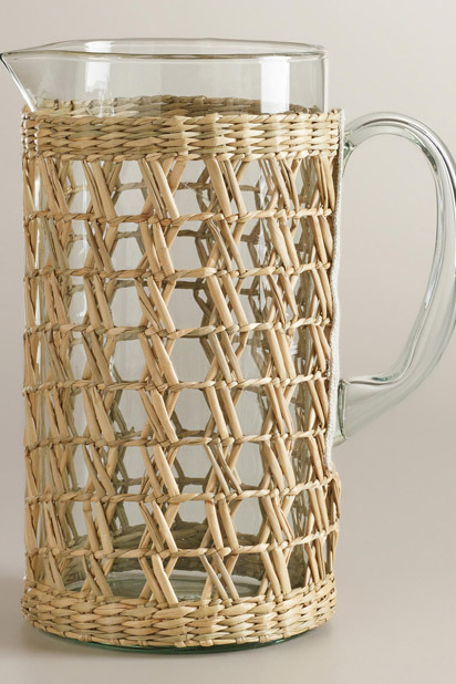 Sea Grass Wrapped Pitcher — $12.99