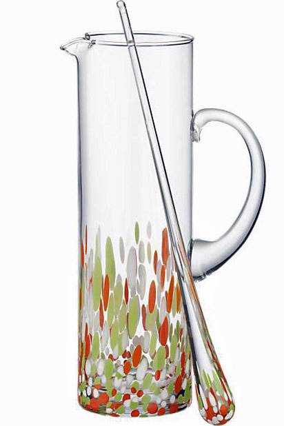 Summer Cocktail Pitcher with Stir Rod—$19