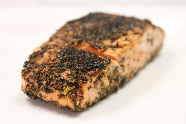 Black Pepper and Sea Salt Salmon