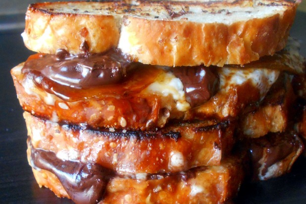 Grilled Cheese with Chocolate