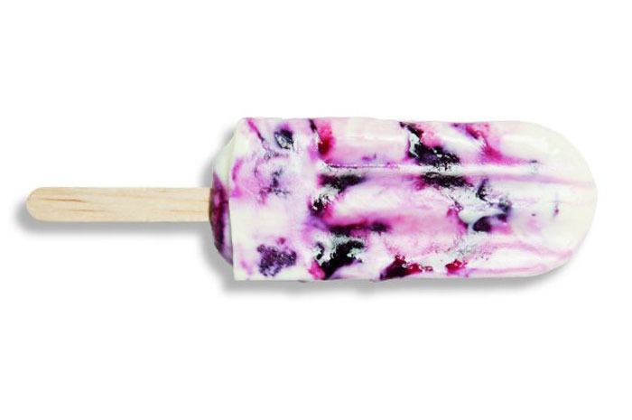 Blueberry Yogurt Ice Pops