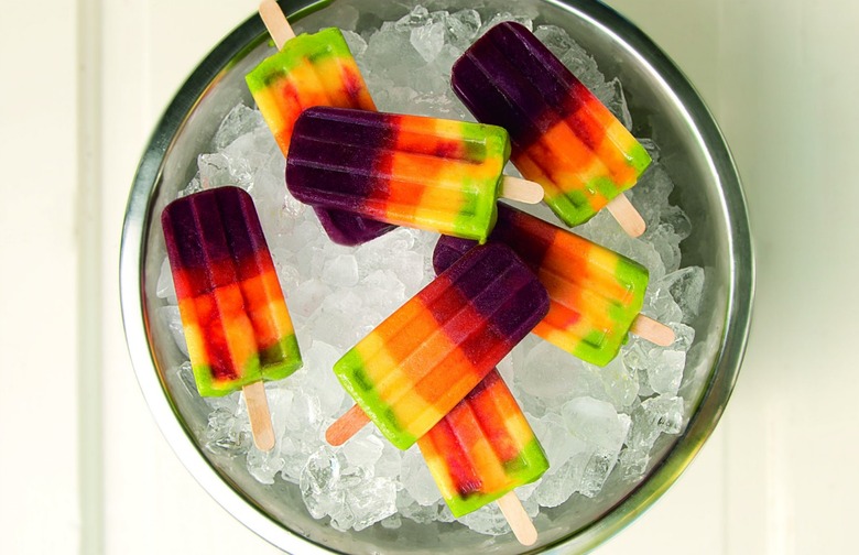 Rainbow Superfruit Popsicles