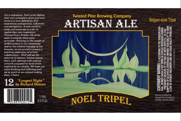 Twisted Pine Brewing Company Noel Tripel