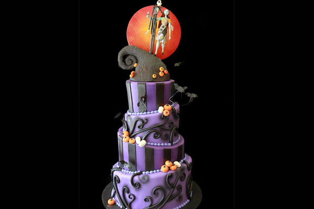 Nightmare Before Christmas Cake  