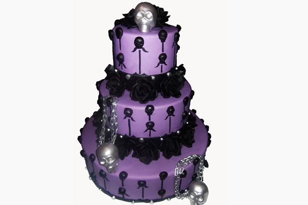 Chains and Skulls Cake  