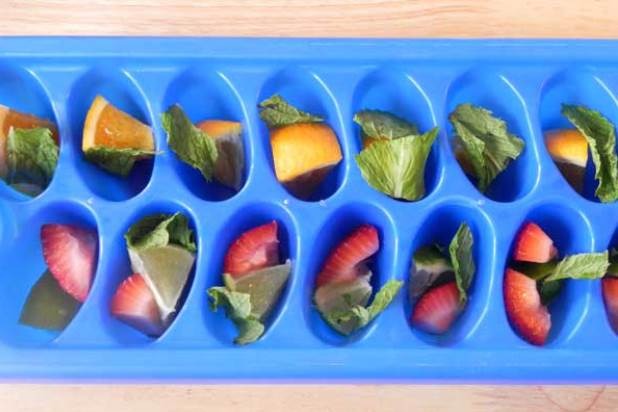 Rainbow Ice Cubes