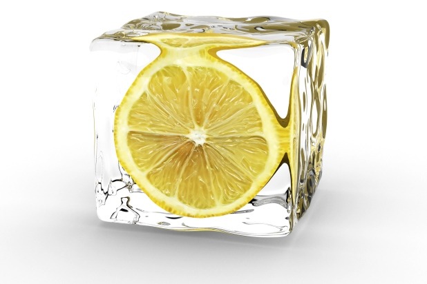 Lemon Ice Cubes