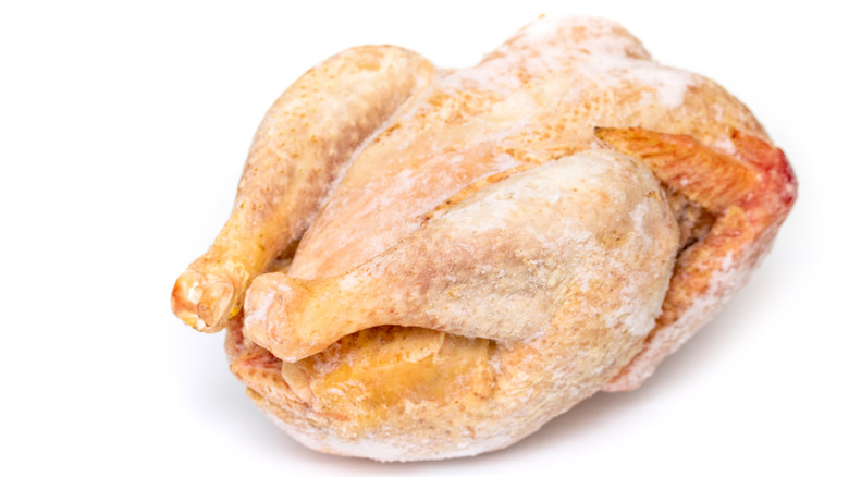 Frozen whole chicken