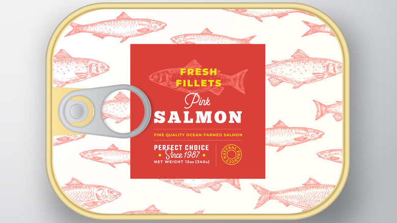 pink salmon tin 