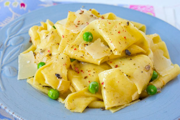 Creamy Pappardelle with Black Truffles Recipe