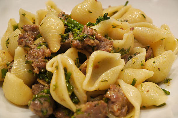 Pasta with Sausage and Broccoli Rabe Recipe