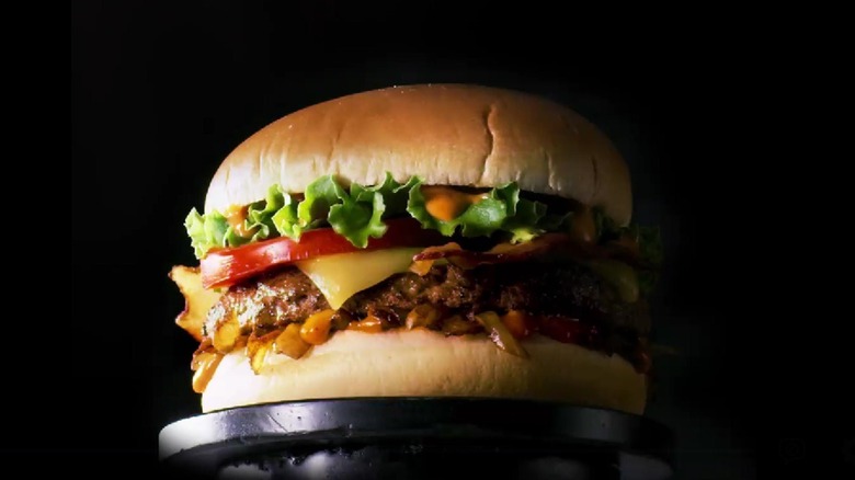 McDonald's Wagyu beef burger 