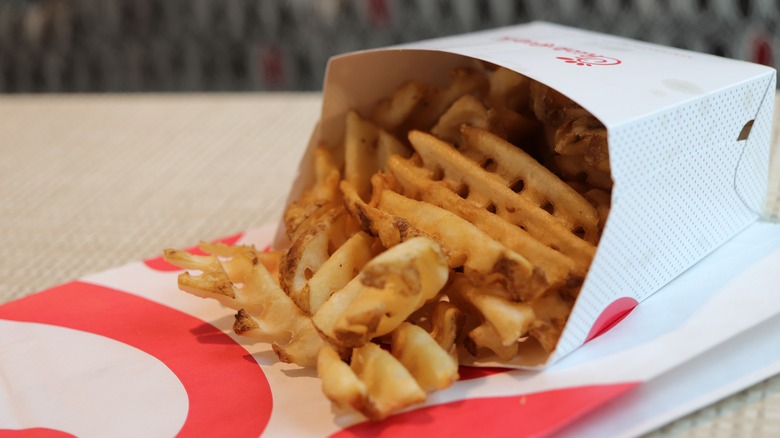 Chick-fil-A fries in box