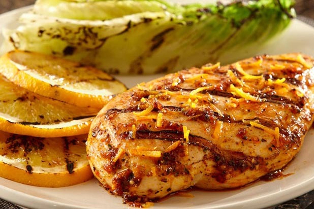 Grilled Orange-Ginger Chicken Recipe