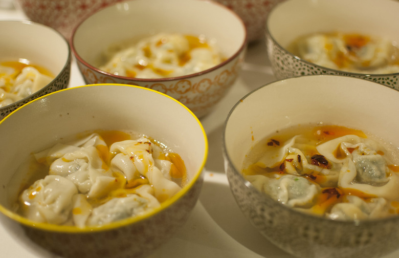 Shrimp Dumpling Soup