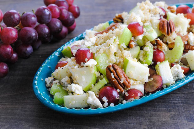 Fruit, Nut and Gorgonzola Quinoa Salad Recipe