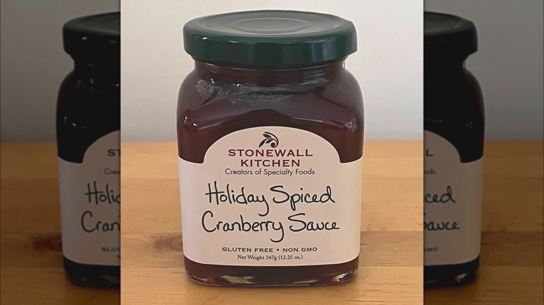 Stonewall Kitchen cranberry sauce jar