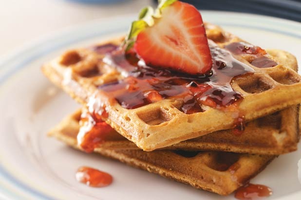 Peanut Butter and Jelly Waffles Recipe