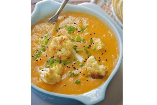 Sweet Potato Cauliflower Soup