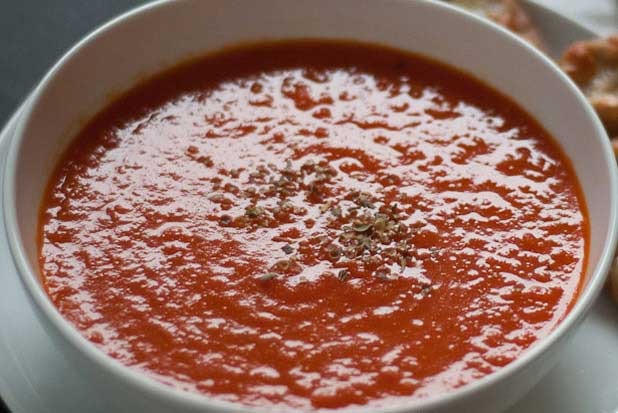 Roasted Red Pepper and Tomato Soup