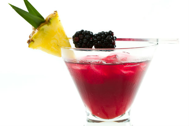 Virgin Tropical Blackberry Cocktail Recipe