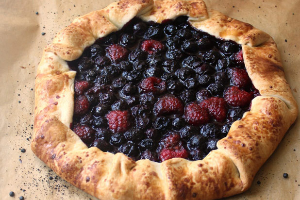 Blueberry and Raspberry Galette Recipe