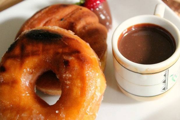 Grilled Glazed Donuts with Mocha Espresso Dunk Recipe