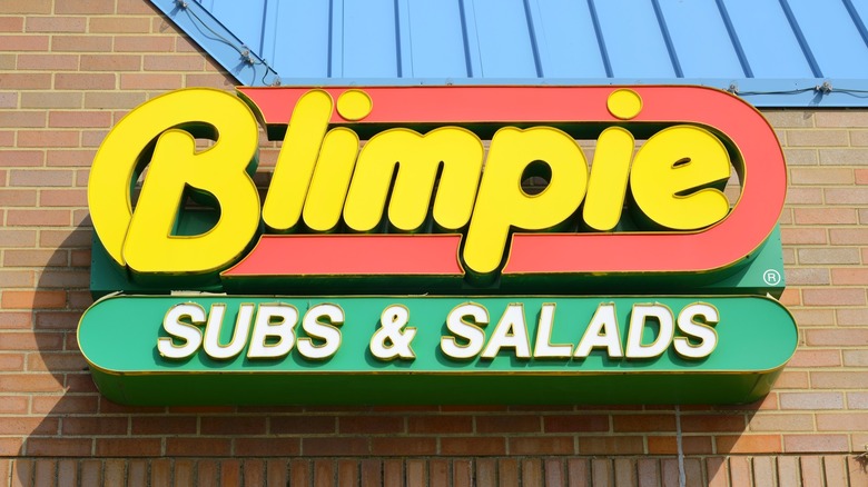 Blimpie logo sign